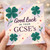 Good Luck in Your GCSEs Card - Four Leaf Clover Design - Exam Good Luck Greeting Card for Students, Teens, Son or Daughter - Encouragement for GCSE Revision and Exams