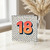 18th Birthday Card, Large Bold Number 18 Design