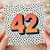 42nd Birthday Card