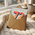 72nd Birthday Card, Large Number 72 Polka Dot Design