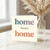 Home Sweet Home New Card - Housewarming Greeting Card - Modern Typographic Design - Blank Inside with Envelope