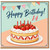 14th Birthday Card, Happy Birthday Strawberry Cake Design