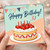 31st Birthday Card, Happy Birthday Strawberry Cake Card