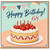 68th Birthday Card, Happy Birthday Strawberry Cake Card