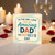 To The One I Love And An Amazing Dad Father's Day Card - Heartfelt Card for Husband, Boyfriend or Partner - Modern Typography