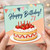 71st Birthday Card, Happy Birthday 71 Cake and Bunting Greeting Card
