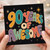 90th Birthday Card, 90 Years of Awesome Retro Colourful Celebration Card