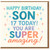 Son 17th Birthday Card - Happy Birthday 17 Today - You Are Super Amazing - Colourful Stars Design