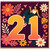 21st Birthday Card, for Her