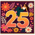 25th Birthday Card, for Her