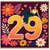 29th Birthday Card, for Her