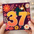 37th Birthday Card, Stylish Woman Cocktail Party Card
