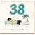 38th Birthday Card, Party Hard Beach Design