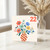22nd Birthday Card, Colourful Floral Vase Design