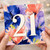 21st Birthday Card, Floral Watercolour Number 21 Card