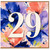 29th Birthday Card, Floral Watercolour Design