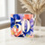 50th Birthday Card, Floral Watercolour Number 50 Card