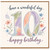 10th Birthday Card, Floral Pastel Happy 10th Birthday Card