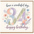 34th Birthday Card, Floral Happy Birthday Card for Her, Have a Wonderful Day