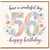 56th Birthday Card, Happy Birthday Card for 56 Year Old