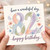 82nd Birthday Card, Have a Wonderful Day Floral Birthday Card