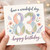 83rd Birthday Card, Have a Wonderful Day Floral Happy Birthday Card