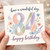 84th Birthday Card, Happy Birthday Card for 84 Year Old, Floral Have a Wonderful Day Design