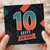 10th Birthday Card, Bold Geometric Happy Birthday Design