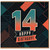 14th Birthday Card, Retro Geometric Happy Birthday Card