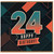 24th Birthday Card, Happy Birthday Retro Geometric 24 Card