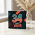 34th Birthday Card, Happy Birthday Retro Geometric Design