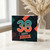 38th Birthday Card, Happy Birthday Retro Geometric Design