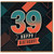39th Birthday Card, Happy Birthday Retro Geometric Design