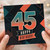 45th Birthday Card, Happy Birthday Card