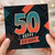 50th Birthday Card, Happy Birthday Retro Geometric Design
