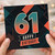 61st Birthday Card, Happy 61st Birthday Card