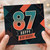 87th Birthday Card, Happy Birthday Retro Geometric Design