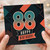 88th Birthday Card, Retro Geometric Happy Birthday Card