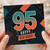 95th Birthday Card, Happy Birthday Retro Geometric 95 Design