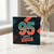 95th Birthday Card, Happy Birthday Retro Geometric 95 Design