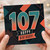 107th Birthday Card, Happy Birthday Card