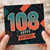 108th Birthday Card, Happy Birthday Geometric Design Card