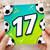17th Birthday Card, Football Soccer Theme Card