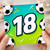 18th Birthday Card, Soccer Ball Sports Theme