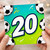 20th Birthday Card, 20th Birthday Football Card