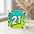 21st Birthday Card, Soccer Ball Design