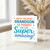 Grandson 12th Birthday Card - You Are Super Amazing - Happy Birthday Grandson, Age 12 Today, Colourful Stars Design
