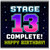 13th Birthday Card, Stage 13 Complete Happy Birthday Gamer Card