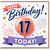 17th Birthday Card, Happy Birthday Today Card