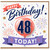 48th Birthday Card, Happy Birthday Today Card